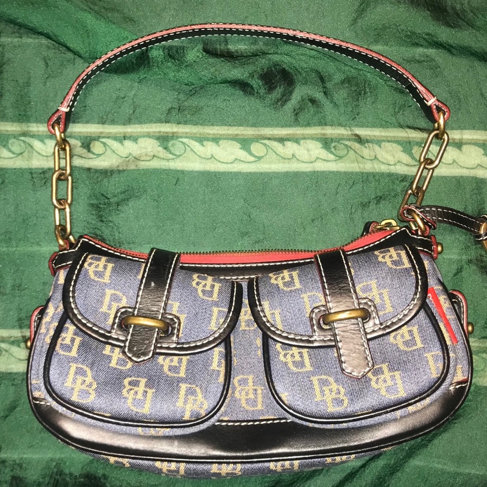 NWT DOONEY & BOURKE Medium Banana Bag - Denim